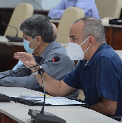 Reunión de Trabajo del Ministerio de Relaciones Exteriores (MINREX), en el Palacio de la Revolución.   27 de marzo 2021   -   Fotos: Estudios Revolución