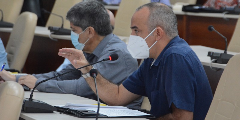 Reunión de Trabajo del Ministerio de Relaciones Exteriores (MINREX), en el Palacio de la Revolución.   27 de marzo 2021   -   Fotos: Estudios Revolución