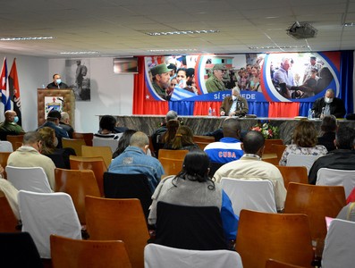 Encuentro con dirigentes provinciales y municipales - Isla de la Juventud