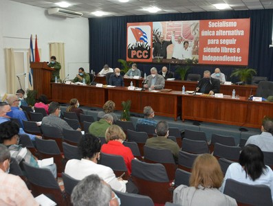 Encuentro con dirigentes provinciales y municipales - Matanzas