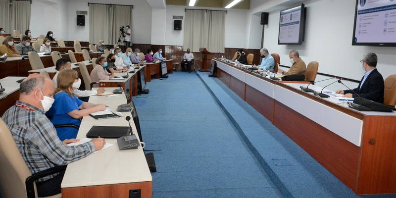Reunión de Trabajo del Ministerio de la Informática y las Comunicaciones - Palacio de la Revolución