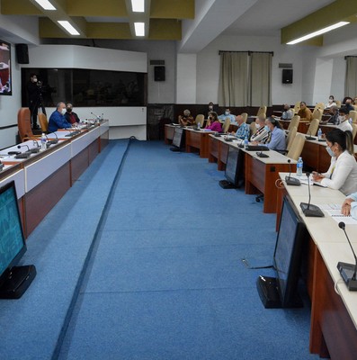 Reunión de Trabajo del Instituto Cubano de Radio y Televisión (ICRT)  -  Febrero 16, 2021 - Palacio de la Revolución