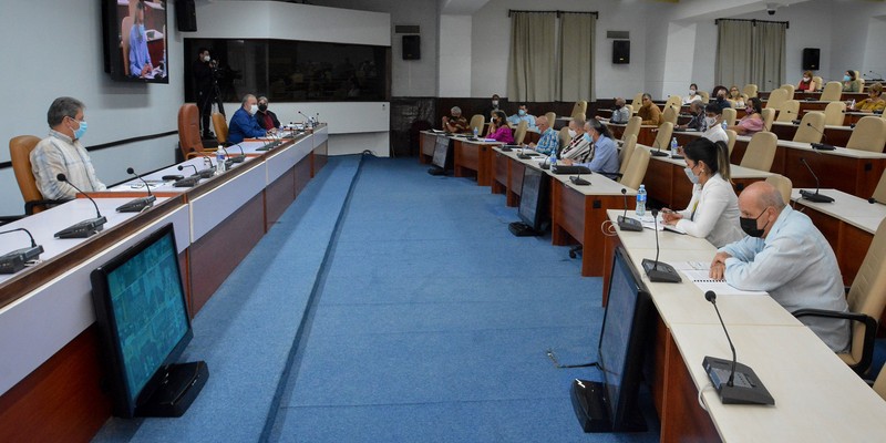 Reunión de Trabajo del Instituto Cubano de Radio y Televisión (ICRT)  -  Febrero 16, 2021 - Palacio de la Revolución