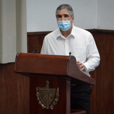 Reunión de trabajo de BIOCUBAFARMA - Febrero 11, 2021 - Palacio de la Revolución