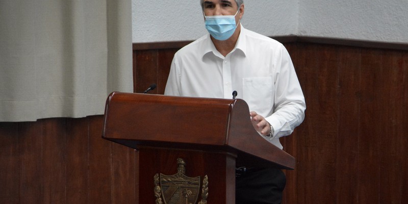 Reunión de trabajo de BIOCUBAFARMA - Febrero 11, 2021 - Palacio de la Revolución