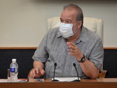 Reunión de trabajo del Ministerio de la Industria Alimentaria   -  Febrero 11, 2021 - Palacio de la Revolución