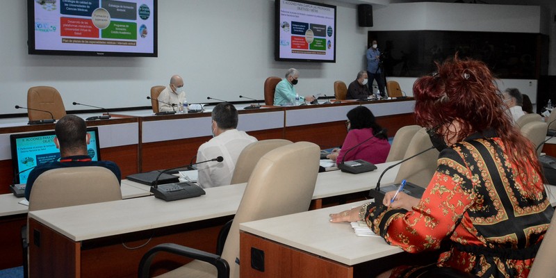 Reunión de Trabajo del Ministerio de Salud Pública - Palacio de la Revolución