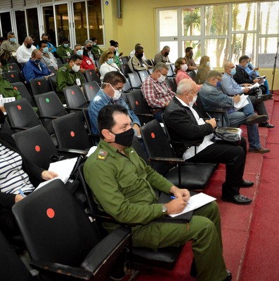 Encuentro con dirigentes provinciales y municipales - Camagüey