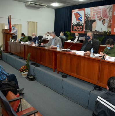 Encuentro con dirigentes provinciales y municipales - Matanzas