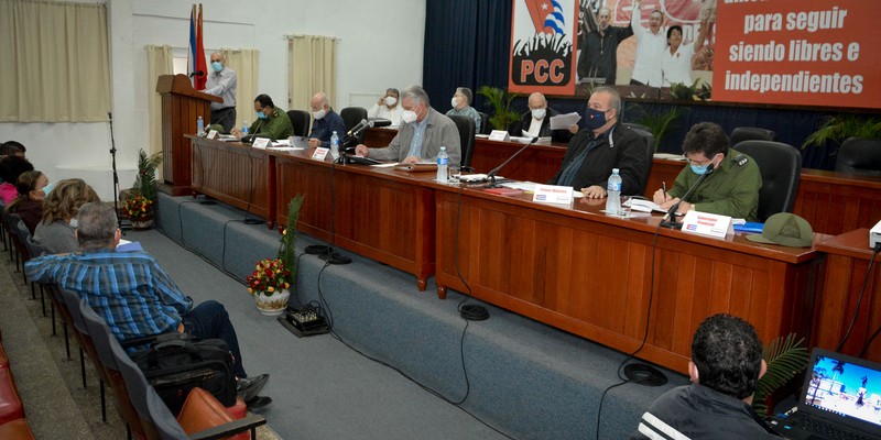 Encuentro con dirigentes provinciales y municipales - Matanzas