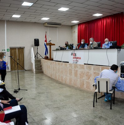 Encuentro con dirigentes provinciales y municipales - Artemisa