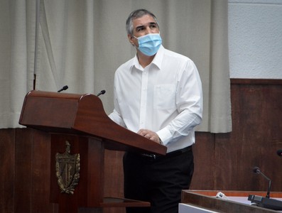 Reunión de trabajo de BIOCUBAFARMA - Febrero 11, 2021 - Palacio de la Revolución