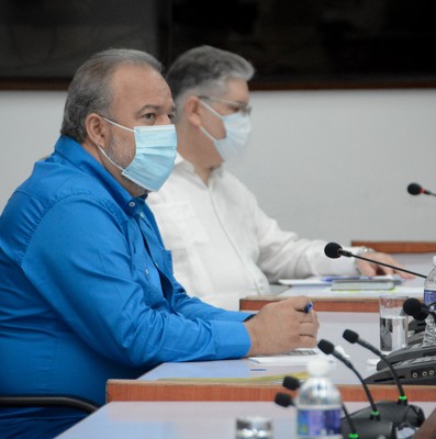 Reunión de Trabajo del Ministerio de Economía y Planificación   -  Marzo 2, 2021 - Palacio de la Revolución - Fotos: Estudios Revolución