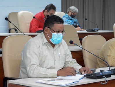 Reunión de Trabajo del Ministerio de la Construcción (MICONS), en el Palacio de la Revolución.   22 de marzo 2021   -   Fotos: Estudios Revolución