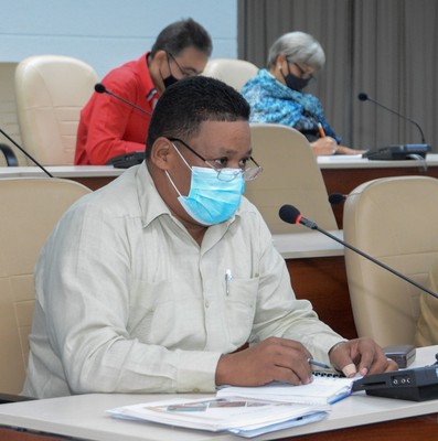 Reunión de Trabajo del Ministerio de la Construcción (MICONS), en el Palacio de la Revolución.   22 de marzo 2021   -   Fotos: Estudios Revolución
