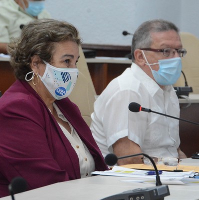 Reunión de Trabajo del Ministerio del Turismo (MINTUR), en el Palacio de la Revolución.   29 de marzo 2021   -   Fotos: Estudios Revolución