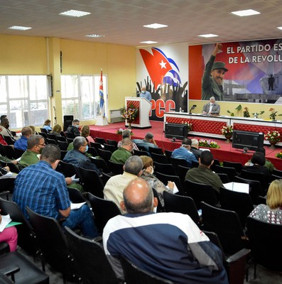 Encuentro con dirigentes provinciales y municipales - Camagüey