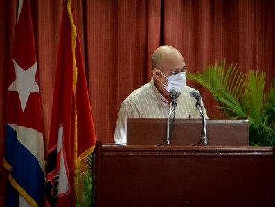 Encuentro con dirigentes provinciales y municipales - Guantánamo