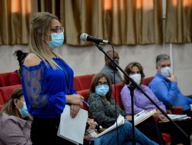 Encuentro con dirigentes provinciales y municipales - Artemisa