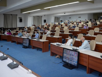 Reunión de Trabajo del Instituto Cubano de Radio y Televisión (ICRT)  -  Febrero 16, 2021 - Palacio de la Revolución