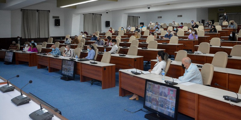 Reunión de Trabajo del Instituto Cubano de Radio y Televisión (ICRT)  -  Febrero 16, 2021 - Palacio de la Revolución