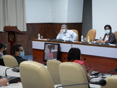 Reunión de Trabajo del Instituto de Planificación Física - Palacio de la Revolución