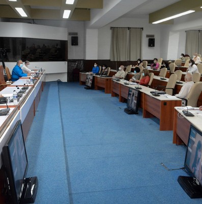 Reunión de Trabajo del Ministerio de Economía y Planificación   -  Marzo 2, 2021 - Palacio de la Revolución - Fotos: Estudios Revolución
