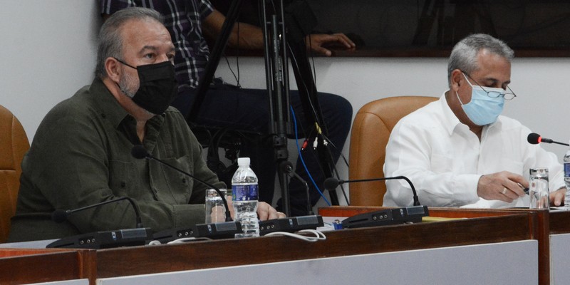 Reunión de Trabajo del Ministerio de Industrias (MINDUS), en el Palacio de la Revolución. 30 de marzo 2021 - Fotos: Estudios Revolución