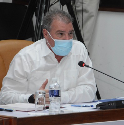 Reunión de Trabajo del Ministerio del Turismo (MINTUR), en el Palacio de la Revolución.   29 de marzo 2021   -   Fotos: Estudios Revolución
