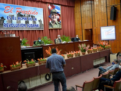 Encuentro con dirigentes provinciales y municipales - Guantánamo