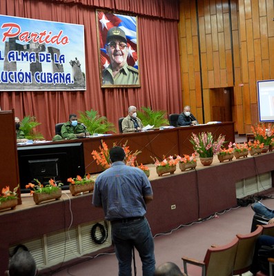 Encuentro con dirigentes provinciales y municipales - Guantánamo