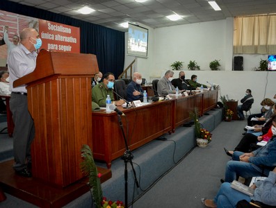 Encuentro con dirigentes provinciales y municipales - Matanzas