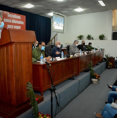 Encuentro con dirigentes provinciales y municipales - Matanzas