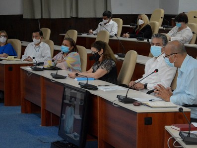 Reunión de Trabajo del Ministerio de la Informática y las Comunicaciones - Palacio de la Revolución