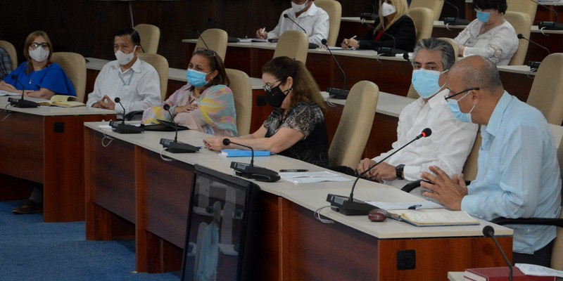 Reunión de Trabajo del Ministerio de la Informática y las Comunicaciones - Palacio de la Revolución