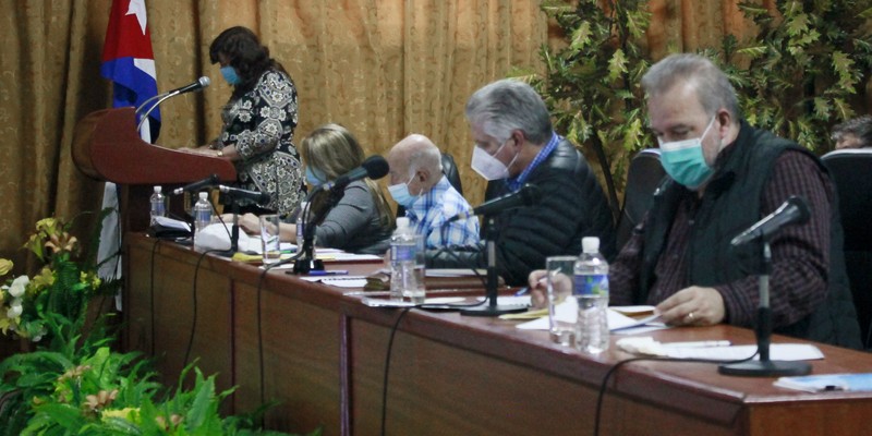 Encuentro con dirigentes provinciales y municipales - Sancti Spíritus