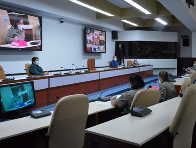 Reunión de Trabajo de la Aduana General de la República -  Febrero 16, 2021 - Palacio de la Revolución