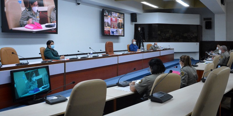 Reunión de Trabajo de la Aduana General de la República -  Febrero 16, 2021 - Palacio de la Revolución