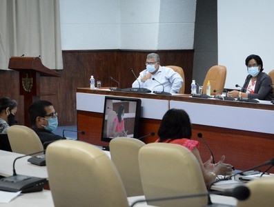 Reunión de Trabajo del Instituto de Planificación Física - Palacio de la Revolución