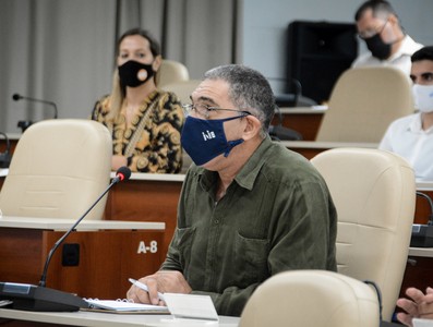 Reunión de Trabajo del Ministerio de Economía y Planificación   -  Marzo 2, 2021 - Palacio de la Revolución - Fotos: Estudios Revolución