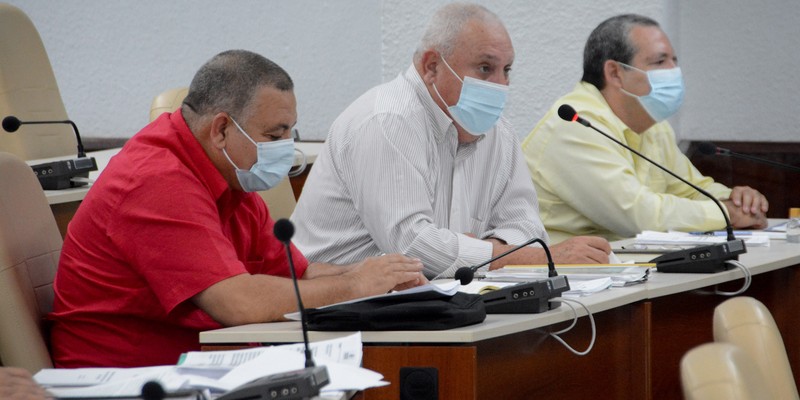 Reunión de Trabajo del Ministerio de la Agricultura (MINAG), en el Palacio de la Revolución.   26 de marzo 2021   -   Fotos: Estudios Revolución