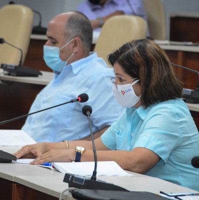 Reunión de Trabajo del Ministerio del Transporte (MITRANS), en el Palacio de la Revolución.   25 de marzo 2021   -   Fotos: Estudios Revolución