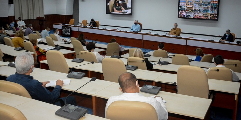Reunión de Trabajo del Ministerio de la Informática y las Comunicaciones - Palacio de la Revolución
