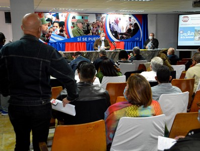 Encuentro con dirigentes provinciales y municipales - Isla de la Juventud