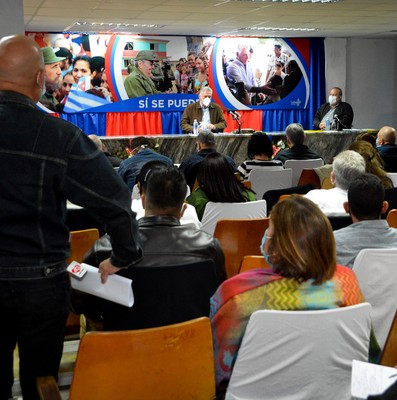 Encuentro con dirigentes provinciales y municipales - Isla de la Juventud
