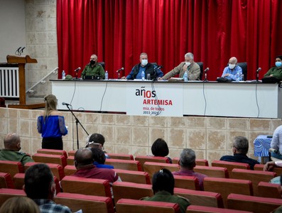 Encuentro con dirigentes provinciales y municipales - Artemisa