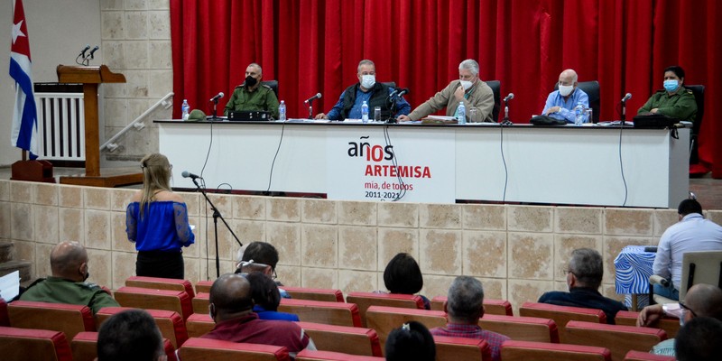 Encuentro con dirigentes provinciales y municipales - Artemisa