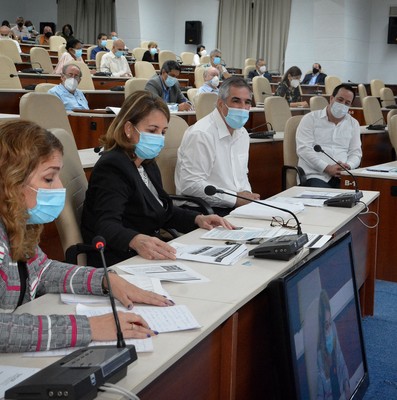 Reunión de trabajo de BIOCUBAFARMA - Febrero 11, 2021 - Palacio de la Revolución