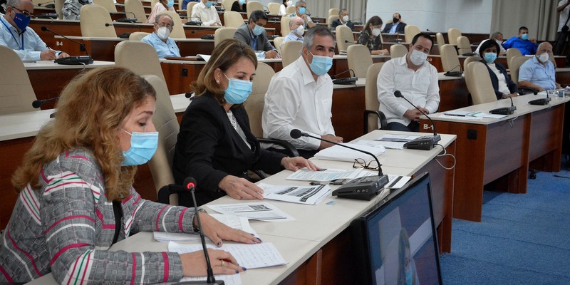 Reunión de trabajo de BIOCUBAFARMA - Febrero 11, 2021 - Palacio de la Revolución