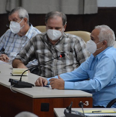 Reunión de Trabajo del Ministerio de Relaciones Exteriores (MINREX), en el Palacio de la Revolución.   27 de marzo 2021   -   Fotos: Estudios Revolución